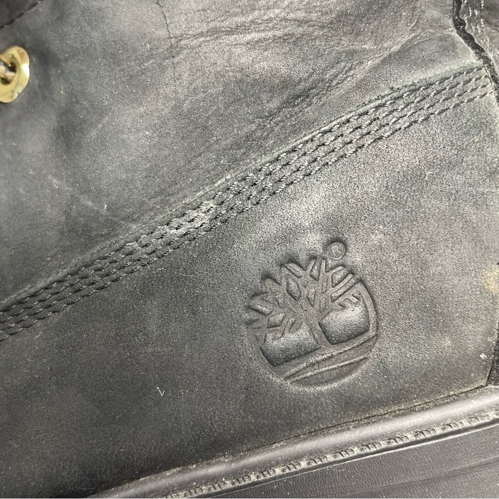 Timberland Hiking Boots – Leather – Black & Yellow – Size 6 - Picture 7 of 10